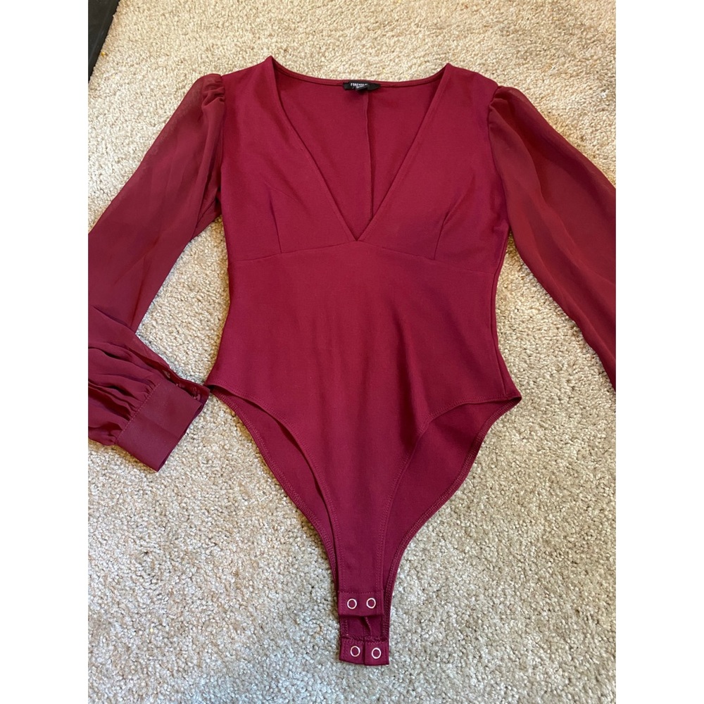 Forever 21 Long Sleeve Bodysuit